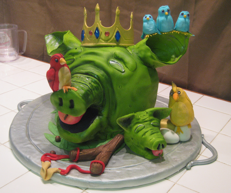 Illustration for article titled These Angry Birds Cakes Look Disgusting, Taste Amazing